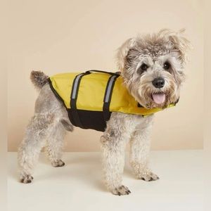 1pc Reflective Pet Life Jacket For Cat And Dog For Swimming and Boating Yellow
